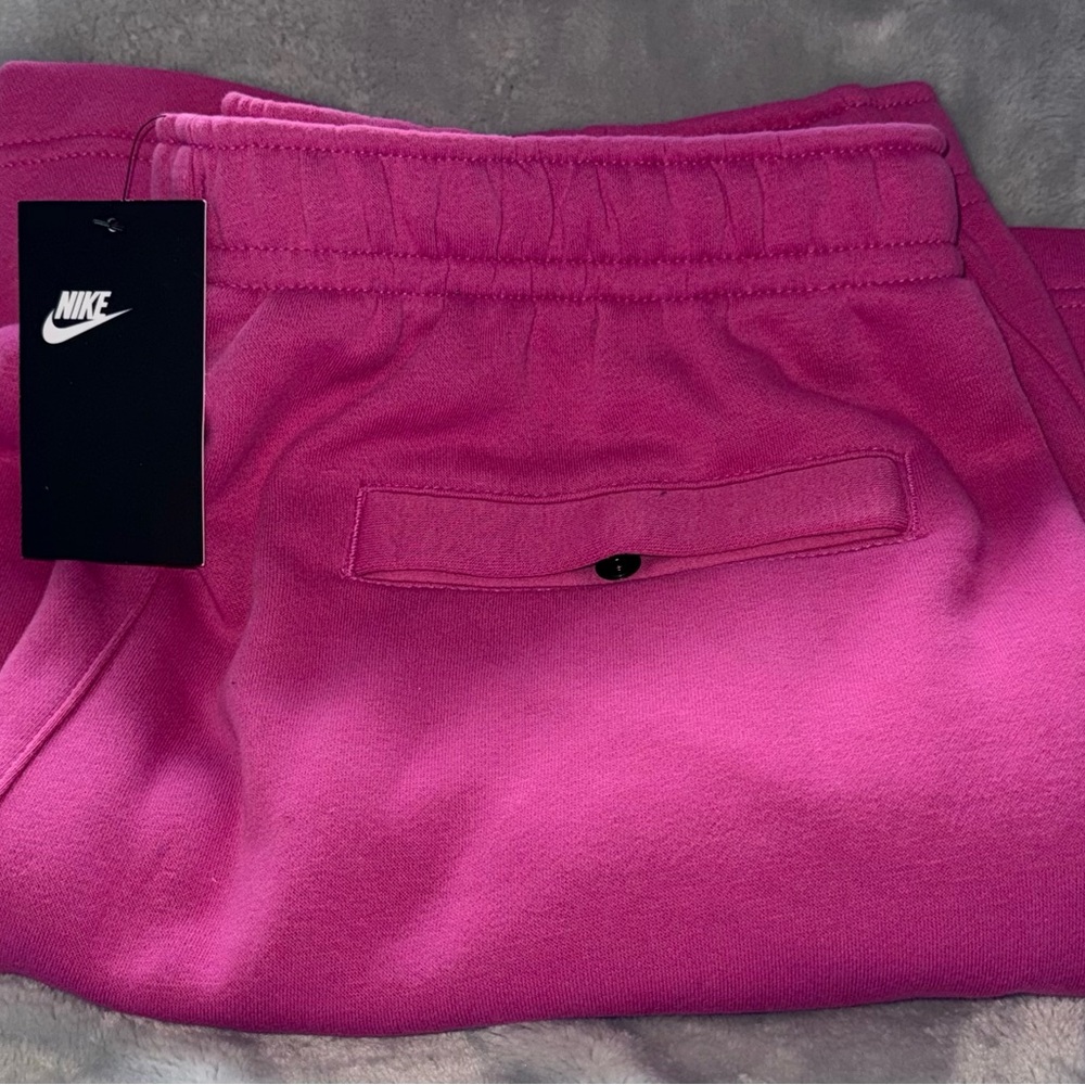 Nike Sportswear Club Cotton Athletic Shorts with White Swoosh BV2721-623 - Picture 2 of 3